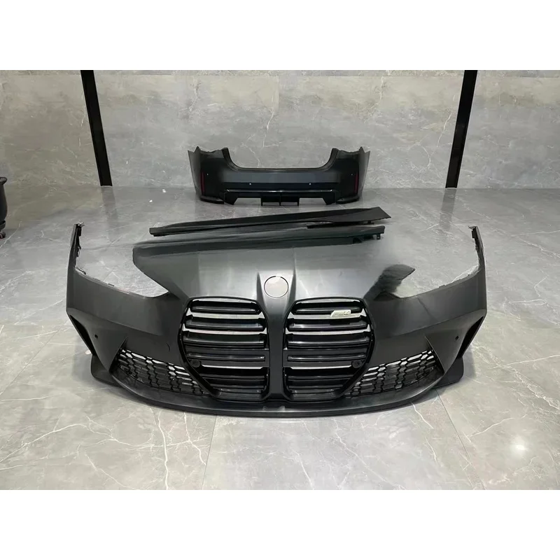 Hot Sale Car Front Rear Bumper Front Sp Rear Riffuser Grille Side Skirt M4 Body Kit G22 2