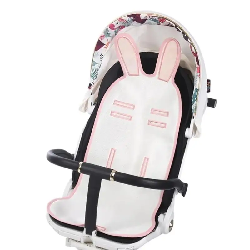 

U13F Universal Baby Pushchair Cooling Pad Ice Silk Liner Summer Soft & Breathable Pram Cushion Mat for Strollers