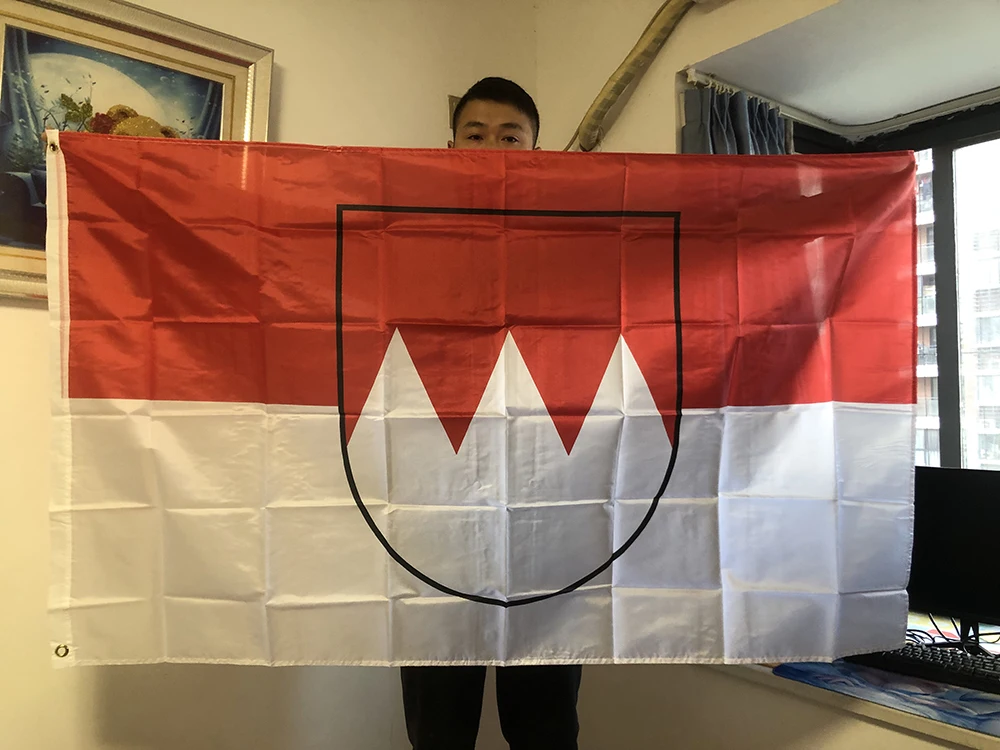 Bandera de Franconia colgante poliéster doble penetración, Alemania - imagen 4