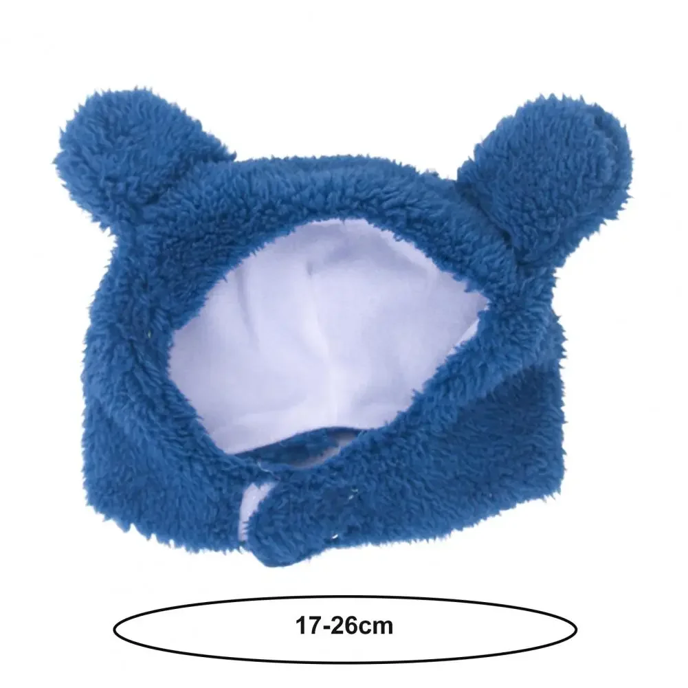 Pet Cartoon Hat Stylish Polar Fleece Cat Headwear Cat Headwear Pet Dog Winter Warm Hat Decor Pet Accessories Puppy Accessories