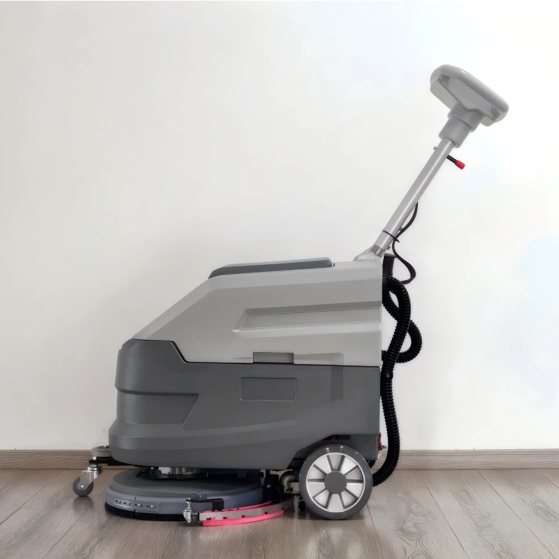 Foldable Commercial Walk-behind Floor Cleaning Machine Electric Walk Behind Floor Cleaner Scrubber for Restaurant