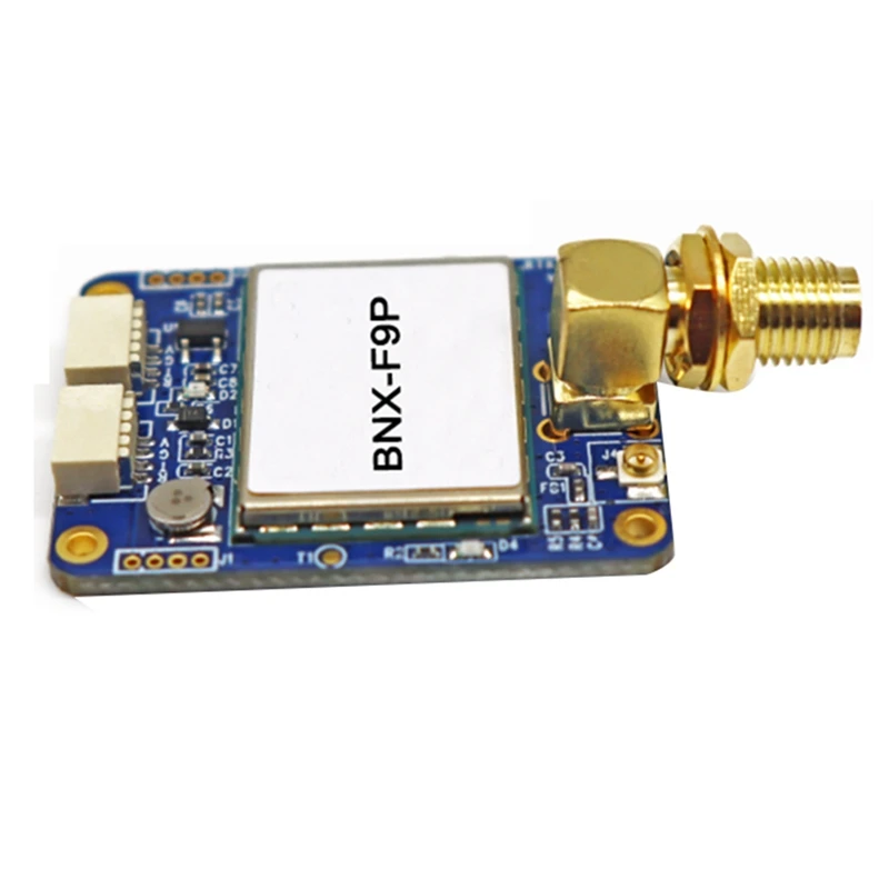 BNX-F9P RTK GPS GNSS Módulo ZED-F9P Placa de alta precisão PC + metal adequado para aplicação de nível centimétrico