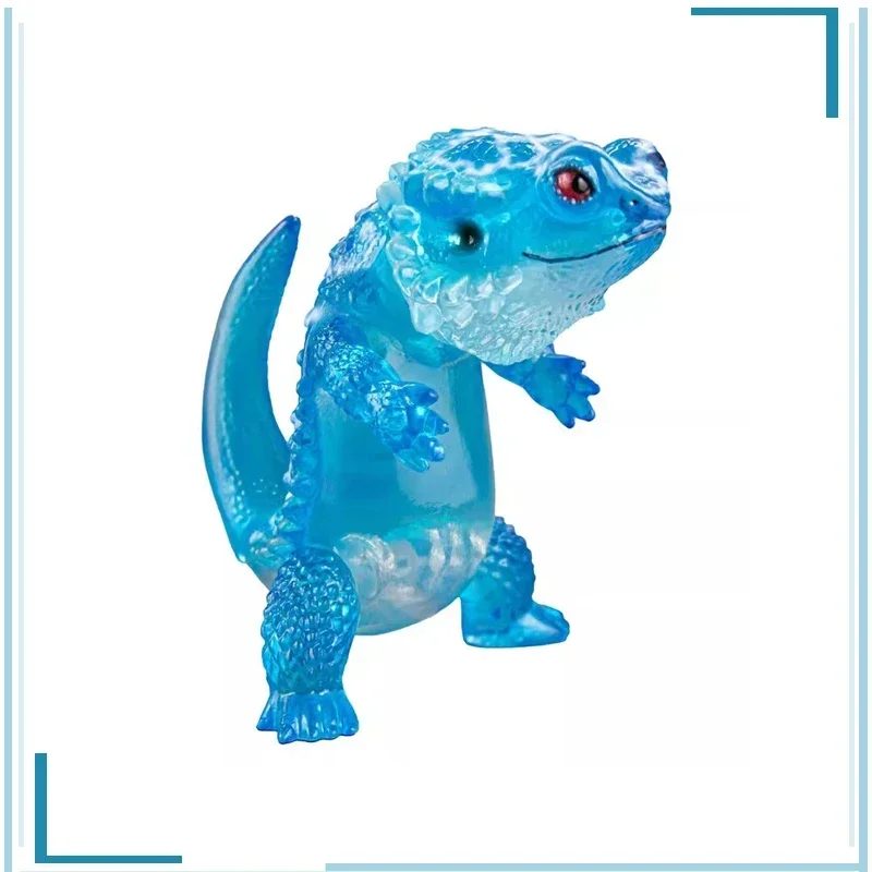 

Genuine Lovely Colour Transparent Lizard Movable Crawler Gashapon Childhood Memories Ay Gives A Girl Action Figure Model Toys