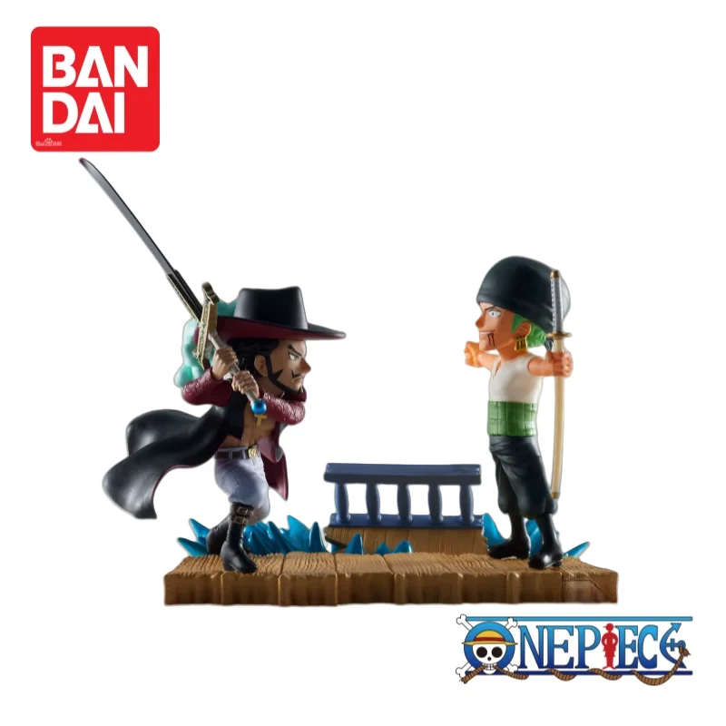 

Bandai Banpresto One Piece в наличии Roronoa Zoro Vs Dracule Mihawk фигурка украшения оригинальные товары в стиле аниме фигурка
