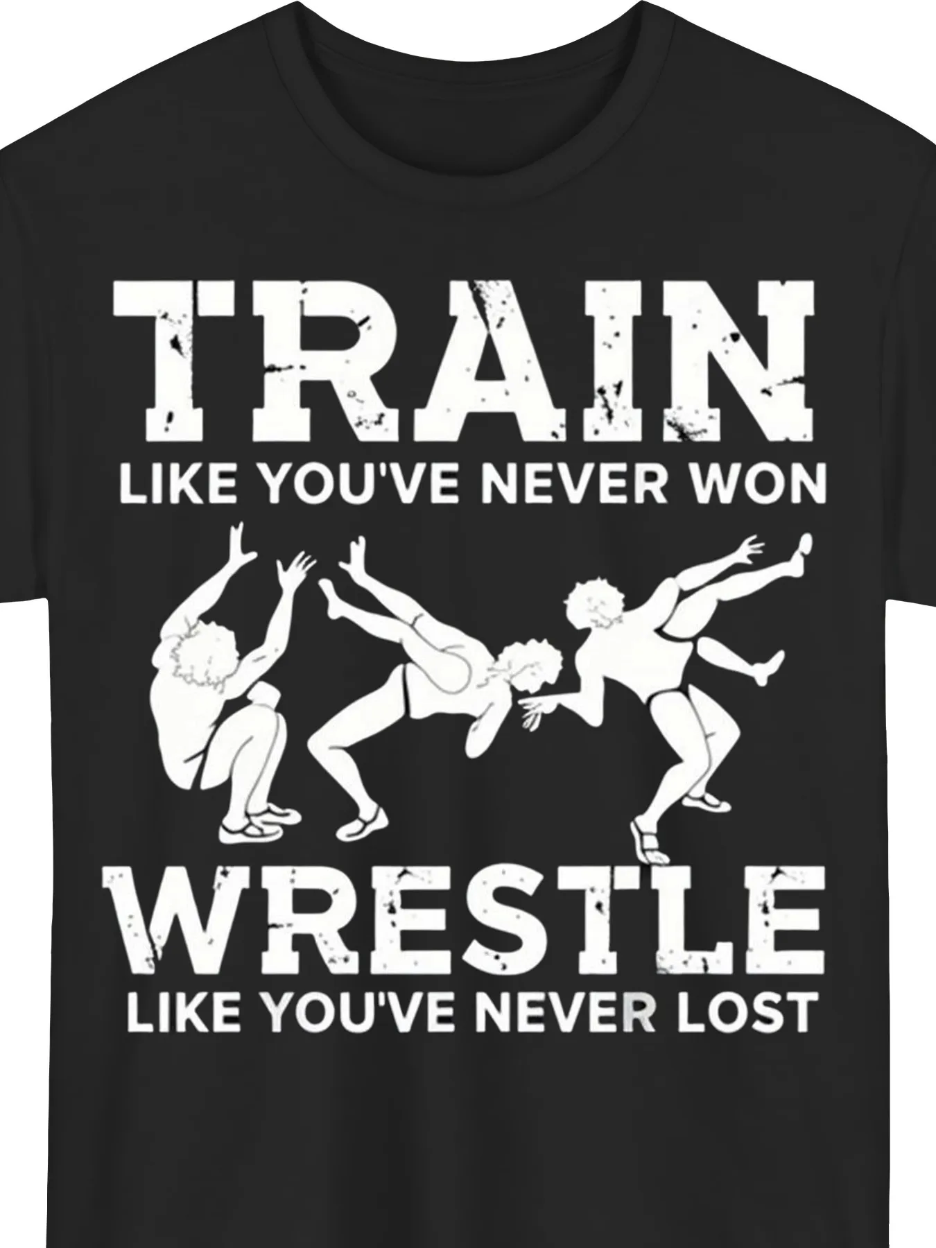 Men' Wrestling Training T-Shirt - Heavy-Duty Wrestling Moves Print (Suplex, Slam,) - Breathable Short Sleeve Gym Workout Top for Sports, Casual Wear & Summer - Smooth Texture Digital Grapheee for - Use - Machine