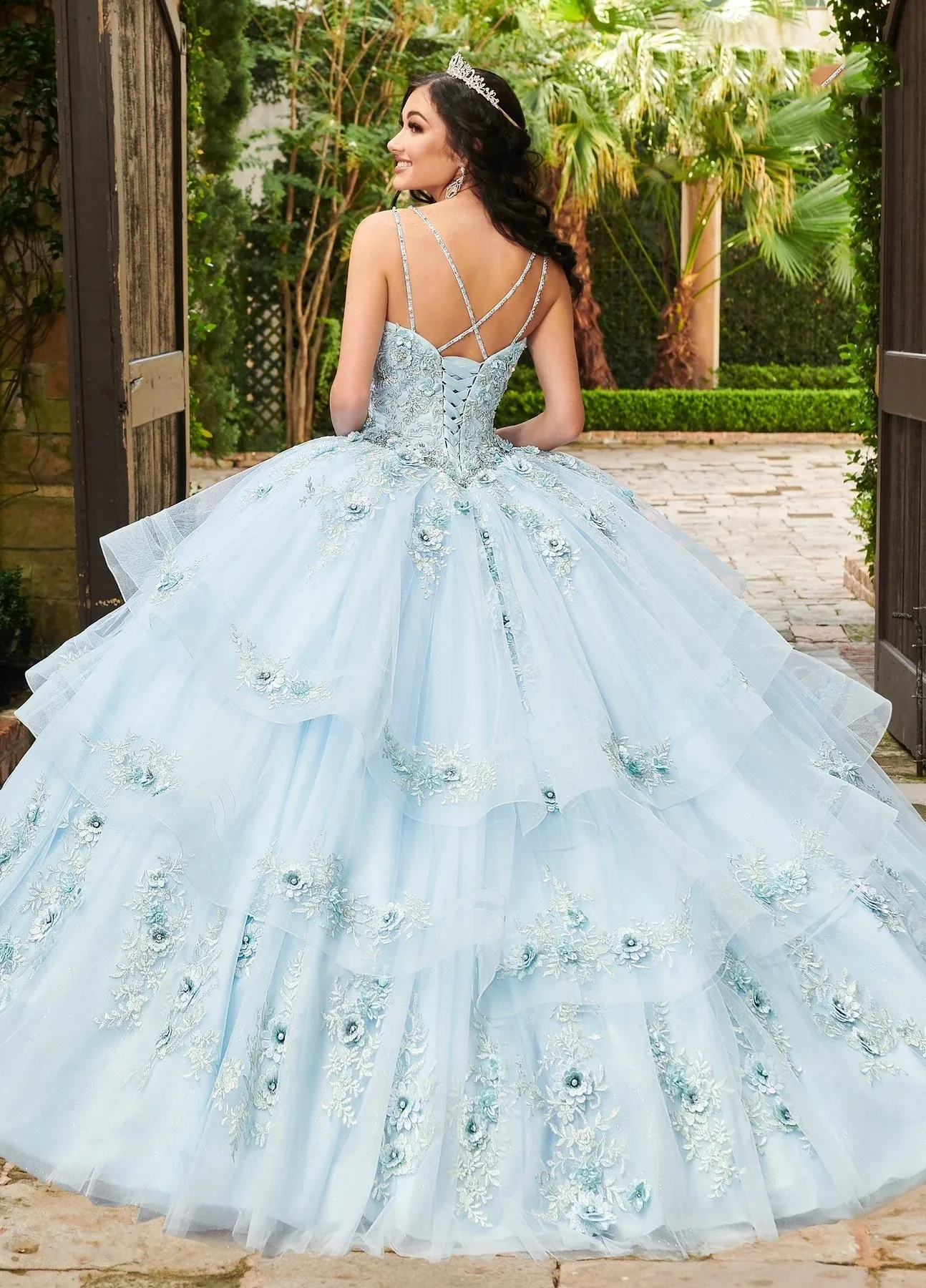 Lavender Charro Quinceanera Dresses Ball Gown Spaghetti Straps Tulle Beaded Puffy Mexican Sweet 16 Dresses 15 Anos Customized