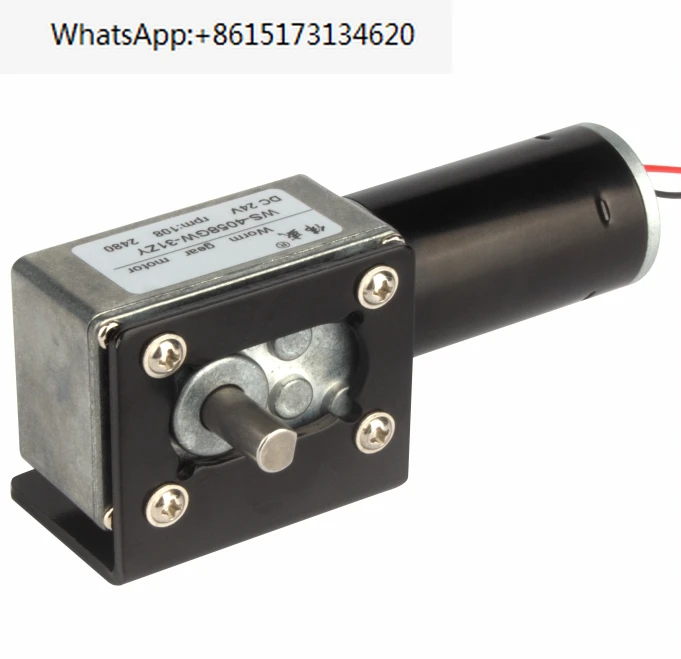 

Turbo worm DC reduction motor 12V24V high torque low speed regulation micro forward and reverse slow speed self-locking