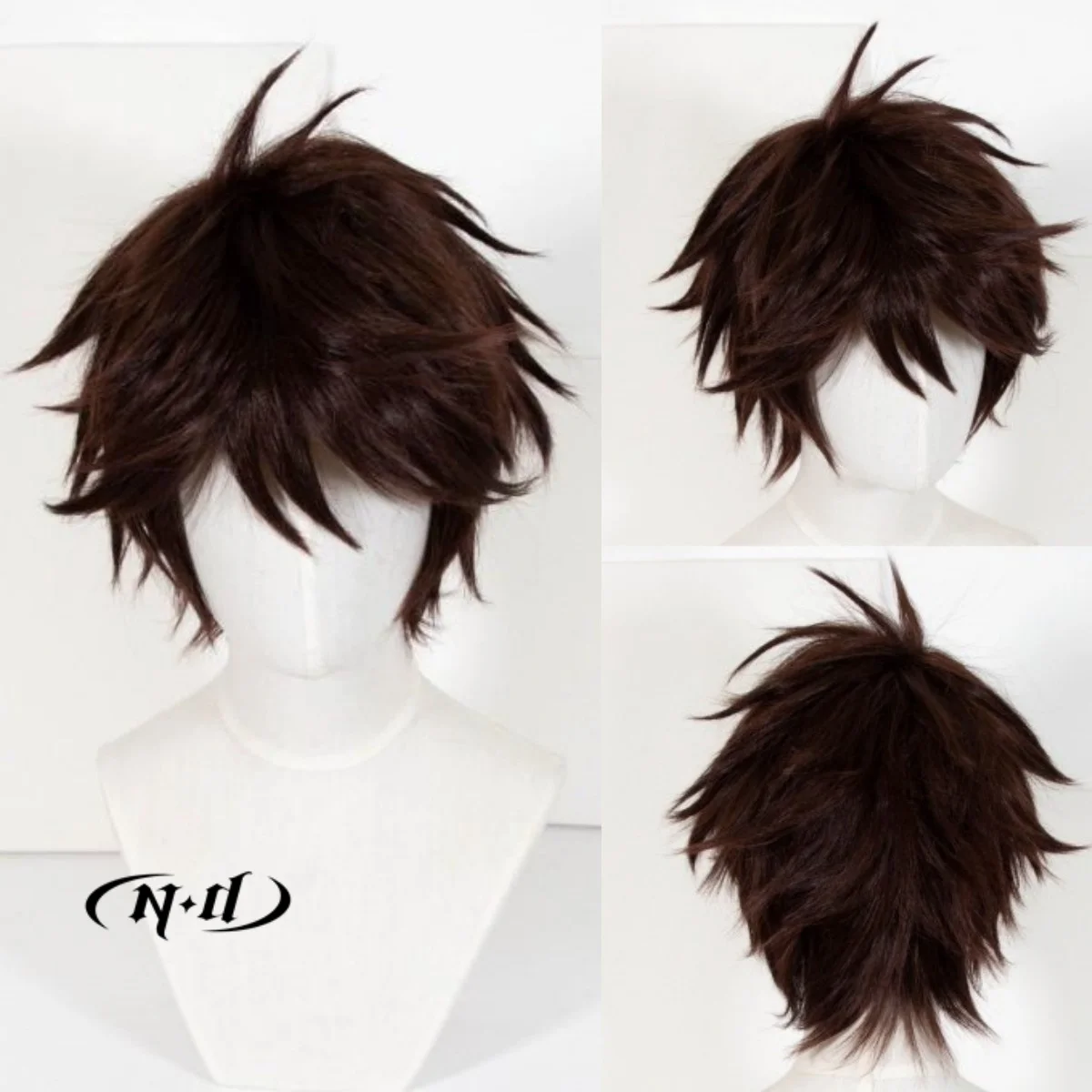 

ND Toru Oikawa Cosplay Wig Hairpiece Haikyu Anime Cosplay Hair Wig for Comic Con Coser Costume Theme Party Heat Resistant