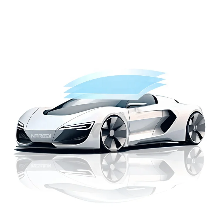 

Black Car Roof Film Skylight Ice Heat Insulation Sky Window Film Variable Transparency Film for Car