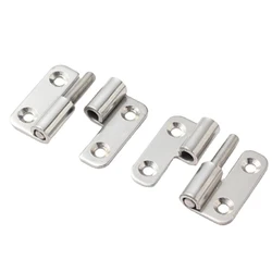 Stainless Steel Thicken Detachable Hinge Removable High Quality Concealed Cabinet Round Hinge For Aluminum Doors Bathroom Door