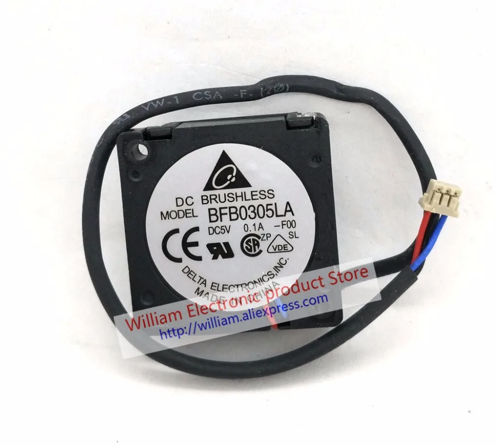 New Cooling Fan BFB0305LA DC5V 0.10A BFB0305HA 0.17A 30*30*10MM 3 Lines