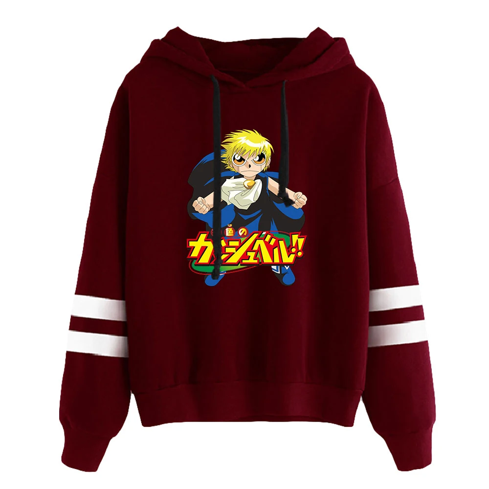 Zatch bell anime moletom com capuz unissex manga sem bolso moletom masculino feminino harajuku streetwear 90s mangá roupas jovens