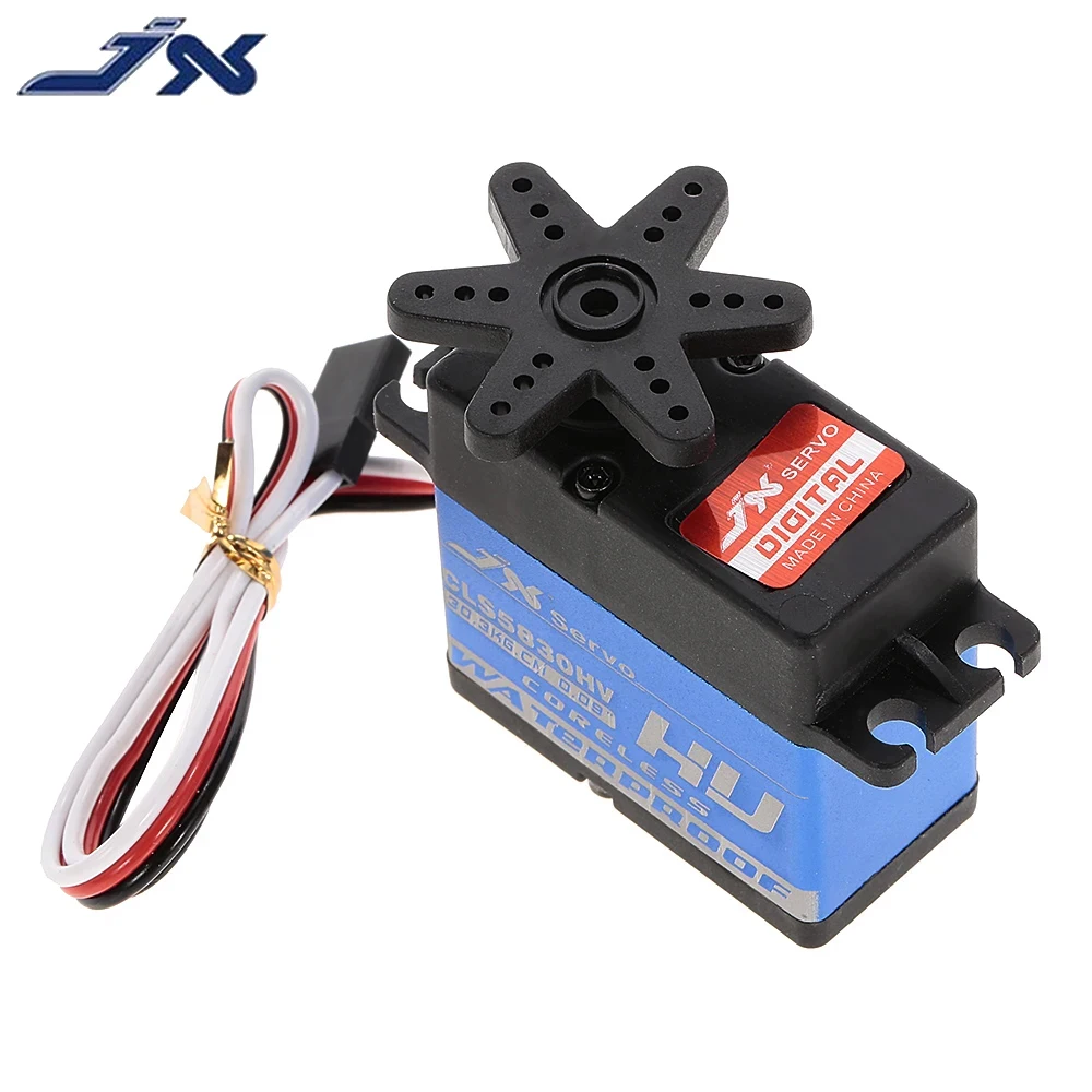 JX CLS5830HV 30KG 6-8.4V High Voltage Metal Gear Waterproof Digital Servo For 1/10 RedCat HPI Baja 1/8 RC Car Crawler Accessorie