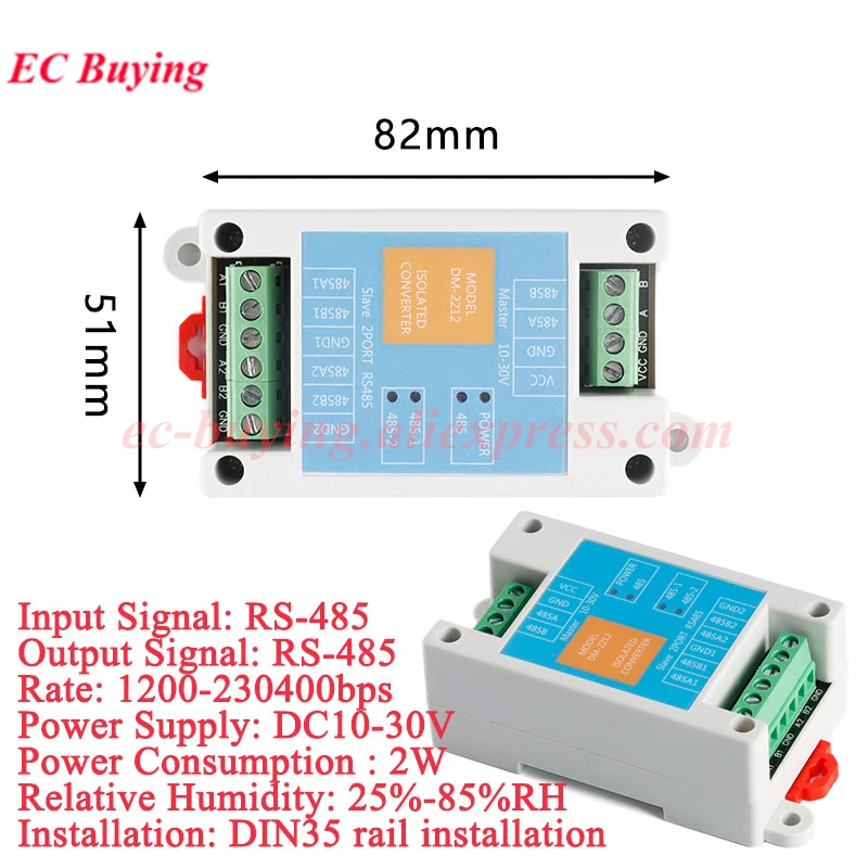 2 Channel RS485 To …