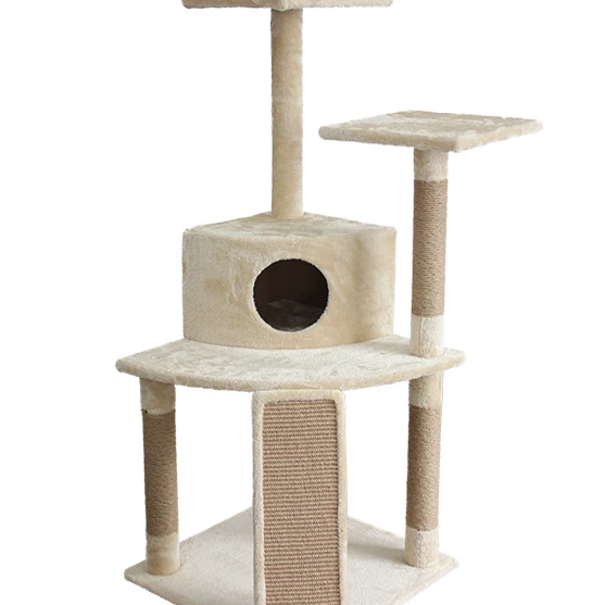 

Pawise Multi Layers Pet Stairs Ladders Large Cat Tree with Cave House Cat Scratching Post Furniture