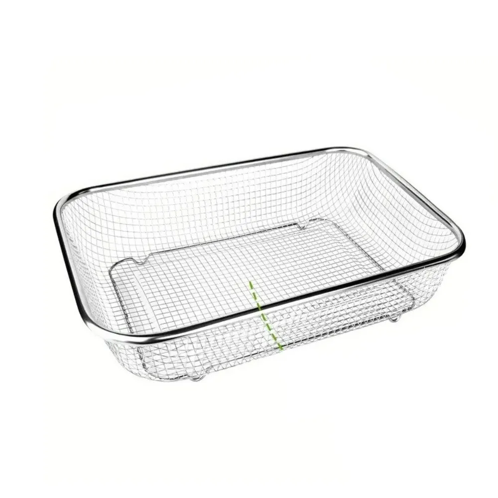 Stainless Steel Mesh Drain Basket Anti-rust Thickened Vegeta