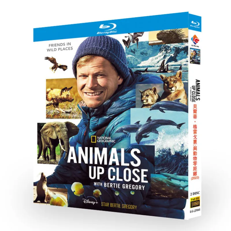 

Animals Up Close with Bertie Gregory 2023 Blu-ray Disc