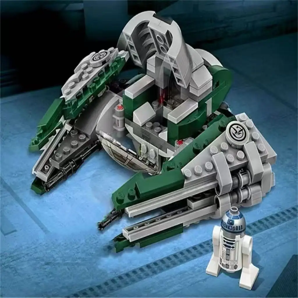 

253 шт. креативная коллекционная версия модели строительных блоков из фильма «Звездный истребитель Йоды», подарок, любимый мальчик