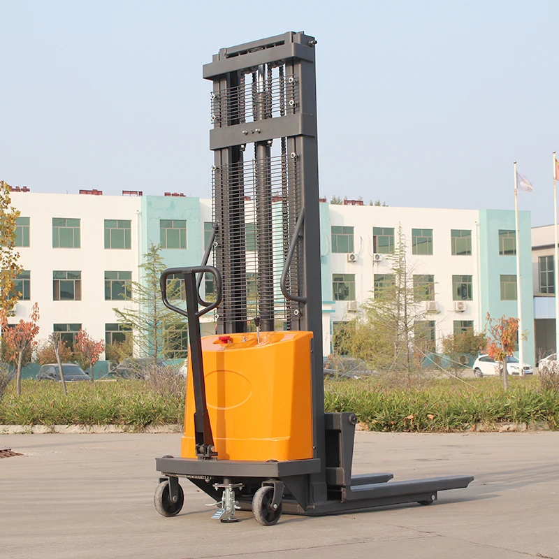 Hot Selling Pallet Stacker Electric Walkie Stacker Reach Stacker Industrial Pallet Stacker