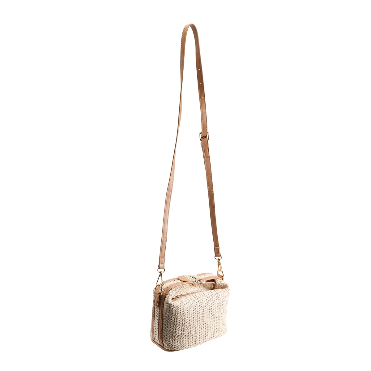 

A07I Women Straw Crossbody Bag for Bohemian Small Knitting Summer Purse and Handbag Vacational Bucket Beach Bags