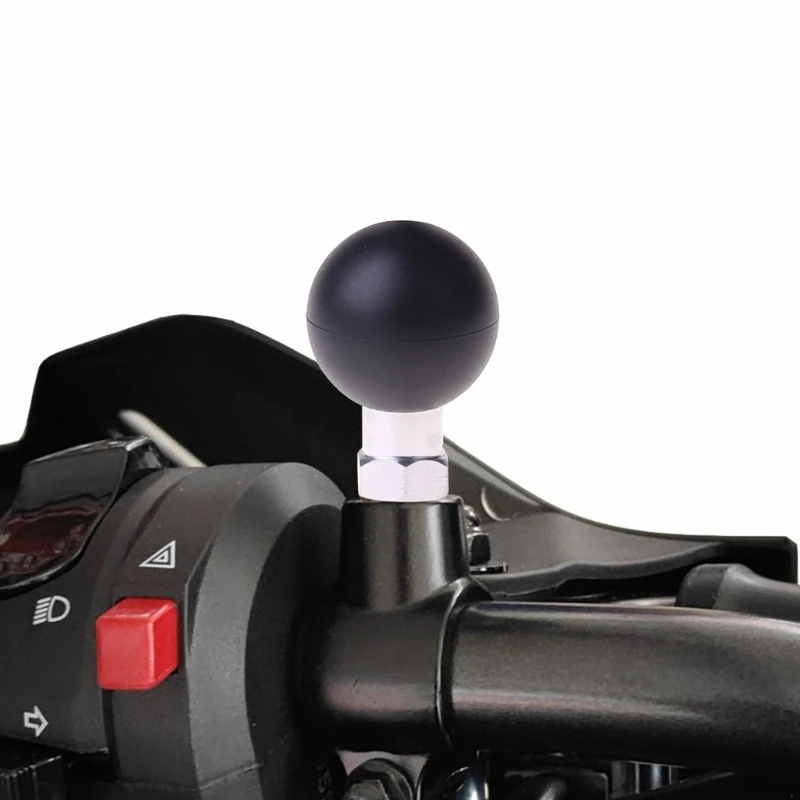 DX11 1Inch Ball Base X 1.25 Male Thread Mount Motorcycle Phone Holder Motorbike Accessories