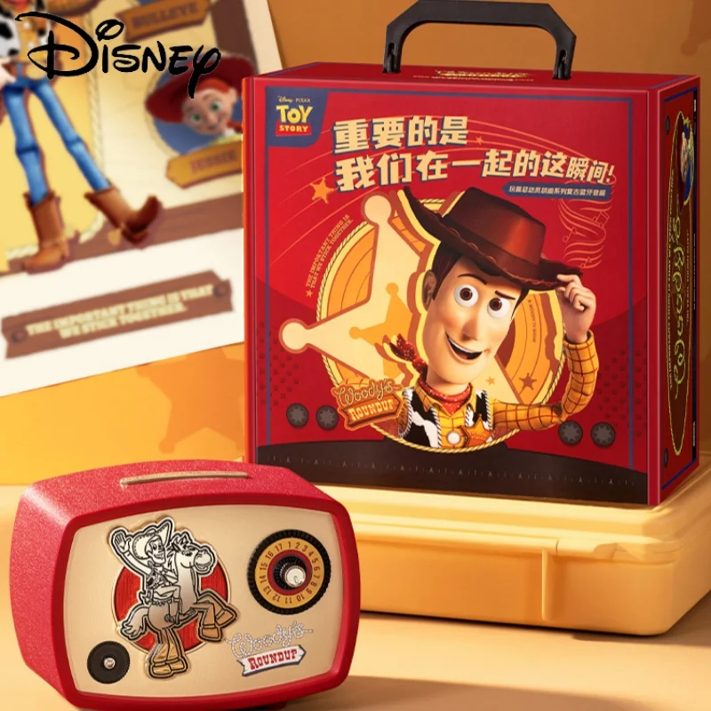 New Disney Anime toy Story 4 Woody Retro Bluetooth Speaker Cute Cartoon   Wireless Portable Cute Speaker Creative Birthday Gift