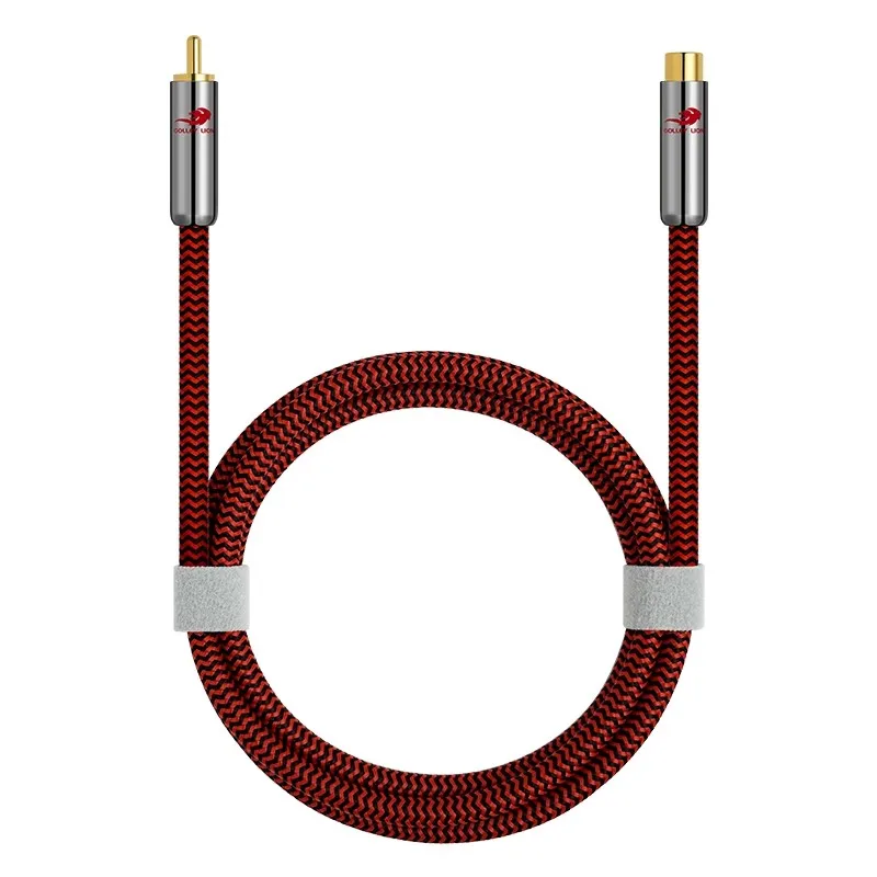 RCA Male to Female Stereo Digital Coaxial Audio Cable for Subwoofer Amplifier AV TV Video RCA Extension Cords