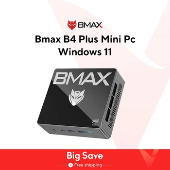 كمبيوتر صغير BMAX B4 Plus يعمل بنظام التشغيل Windows 11 PC I...