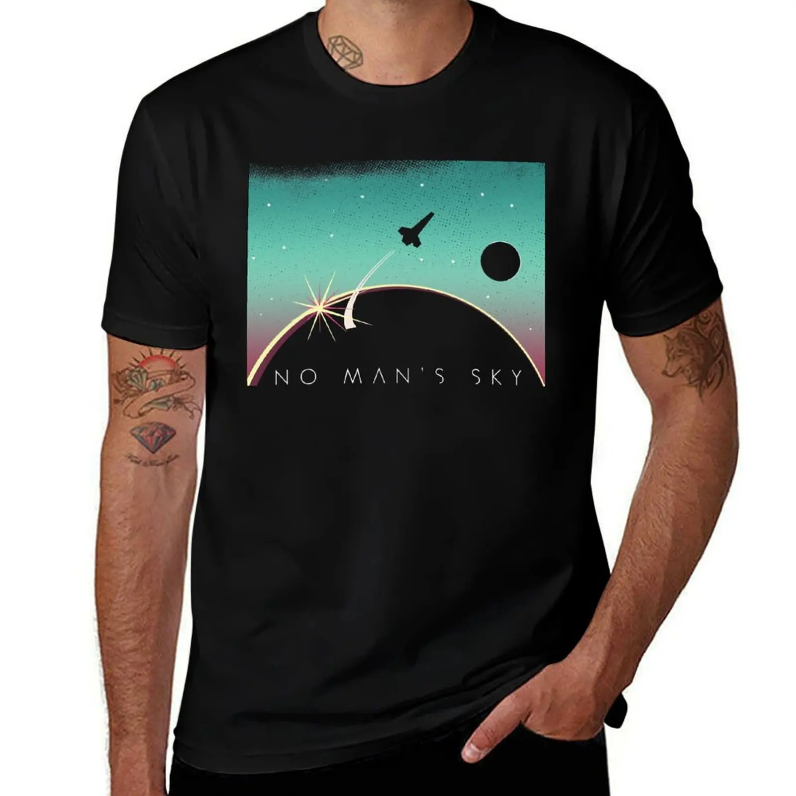 People Call Me Space No Mans Sky Logo Boys Girls T-Shirt man t shirt graphic T-Shirt