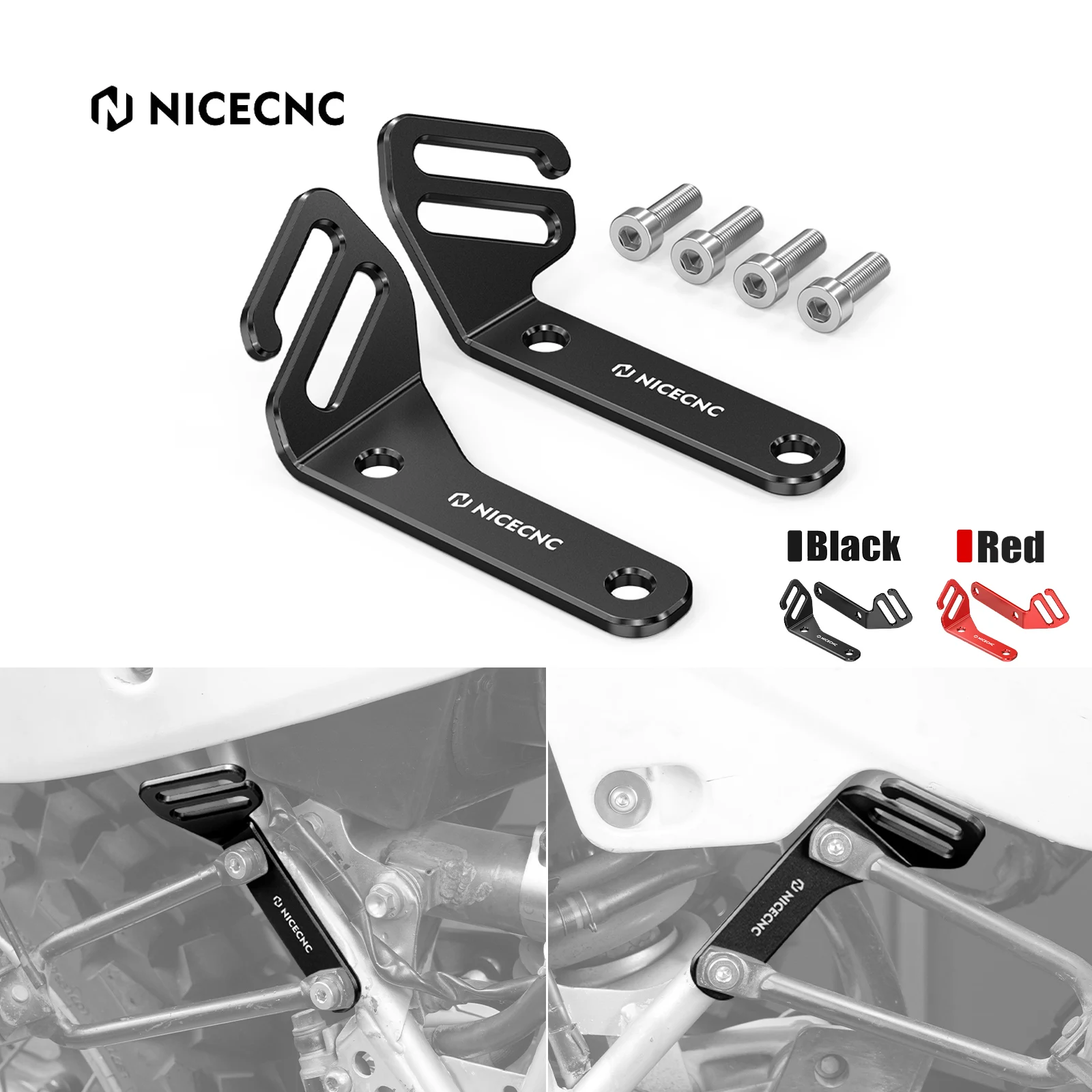 

NICECNC для Honda 1993-2025 XR650L XR 650L мотоциклетный ремень для багажа, крепежный кронштейн, алюминий 2024 2023 2022 2021 2020 2019