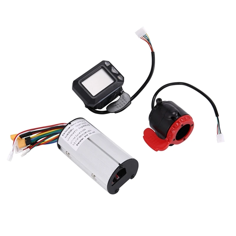 Electric Scooter Bike Controller 5.5In For 24V 250W Controller LCD Monitor Brake Set Alloy Electric Bike Scooter Accessory