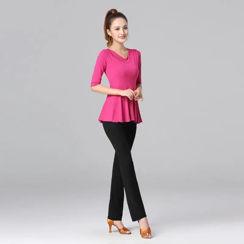 Женский латинский модный сексуальный Новое поступление, танцевальный сценический костюм для взрослых, тренировочное платье для латинга, топы и брюки Jitterba