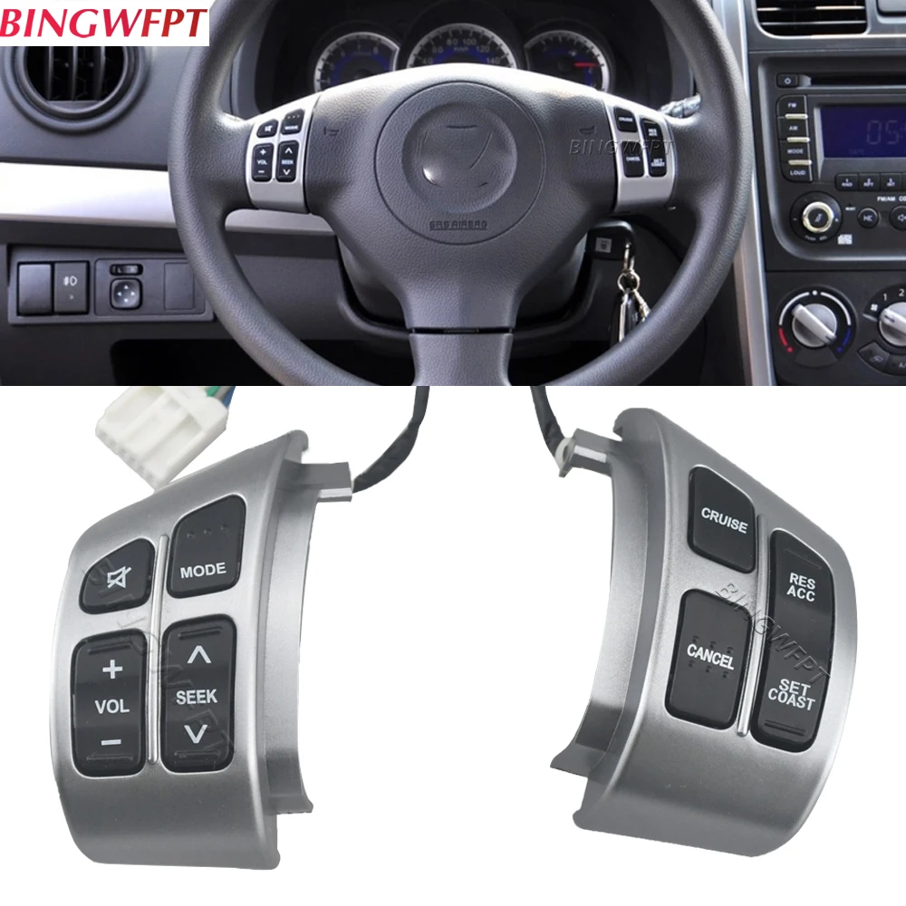 Original For Suzuki SX4 1.8 1.6 09-13 Swift 1.3 1.5 2006-2013 Steering Wheel Cruise Control Buttons Remote Control Volume Button
