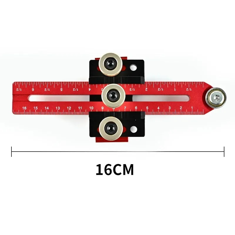 Adequado para ferramentas de alta precisão de serra de mesa de fixação de rasgo fina de 3/8 polegadas e 3/4 polegadas, 160mm/200mm guiado anodização CNC
