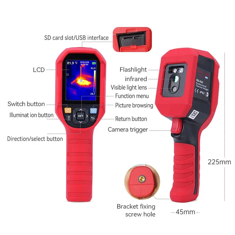 Uti260b/120S thermal imager camera 256x192 120X90thermal imaging Professional Construction Industrial Repair Leak detection flir