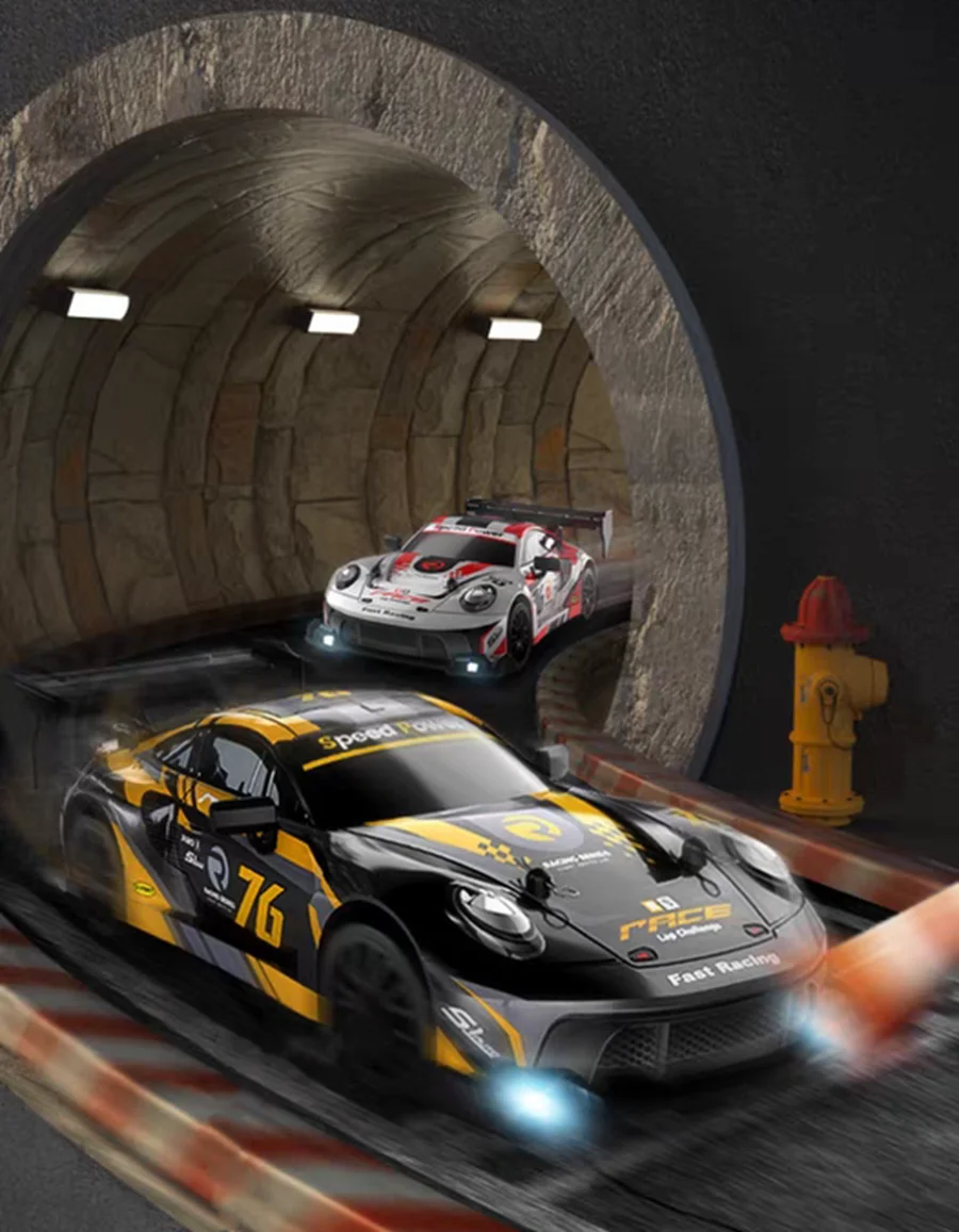 Oike 4WD Ferngesteuertes Drift-Auto 1:24 Mini Ferngesteuertes Rennauto Modell 2.4G Funk Hochgeschwindigkeit ​ ​ RC-Auto Jungen Spielzeug Geschenk – Detail 13