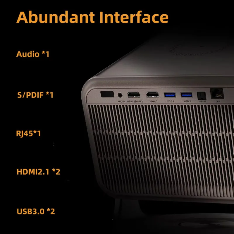 جهاز عرض هايسنس C3 الترا 2025، جهاز عرض فيديو أحدث ليزر بالألوان الكاملة 4K مع جهاز عرض سلسلة MT9681 WiFi 7 C3 #5
