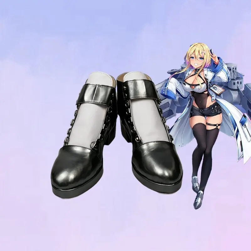 zapatos-de-cosplay-de-anime-azur-lane-uss-marblehead-botas-cortas-de-cuero-pu-negras-para-carnaval-de-halloween