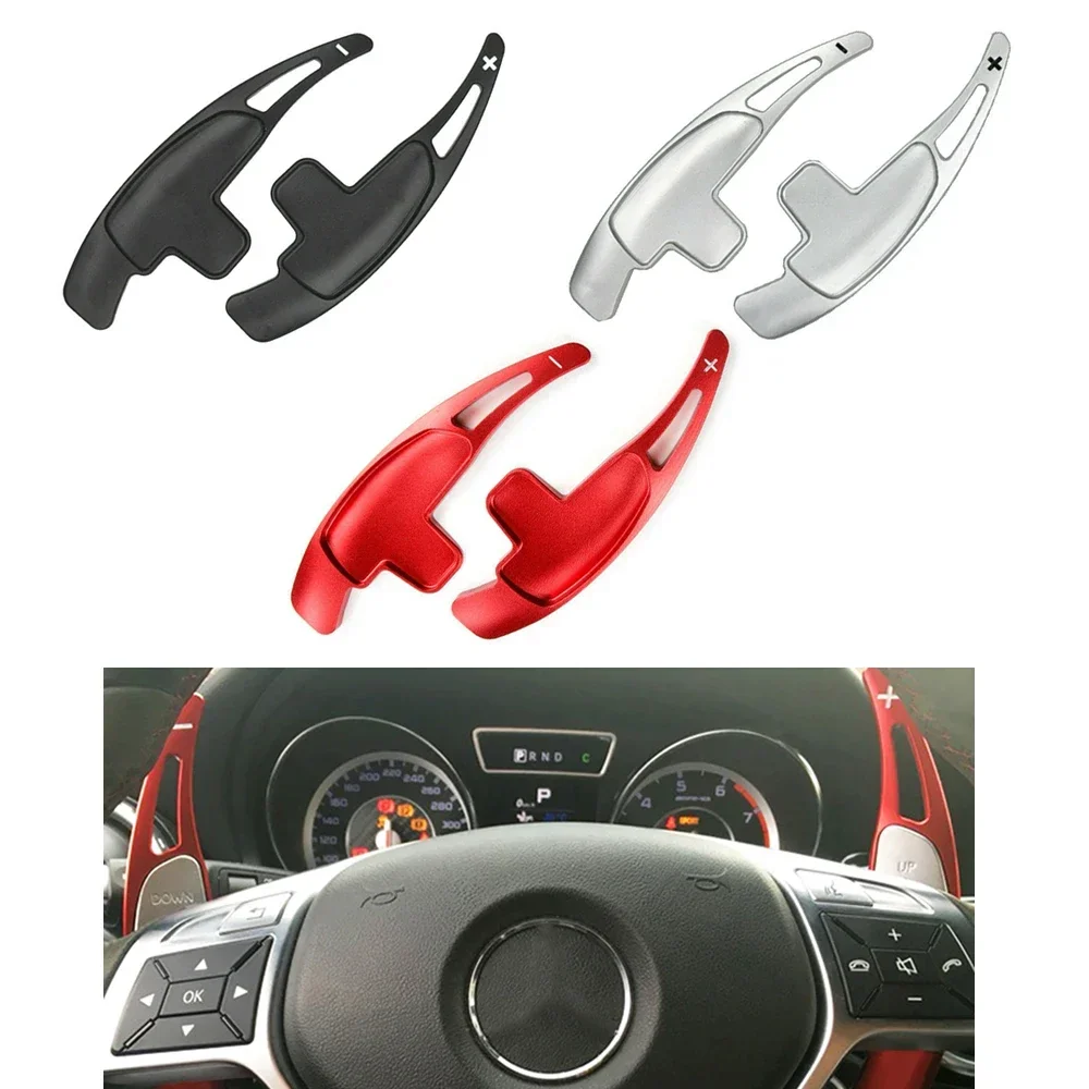 

Yubao для Mercedes-Benz AMG до 2014 г., C63, E63, A45, C65, GLA45, SL63, автомобильные переключатели рулевого колеса, алюминиевый сплав