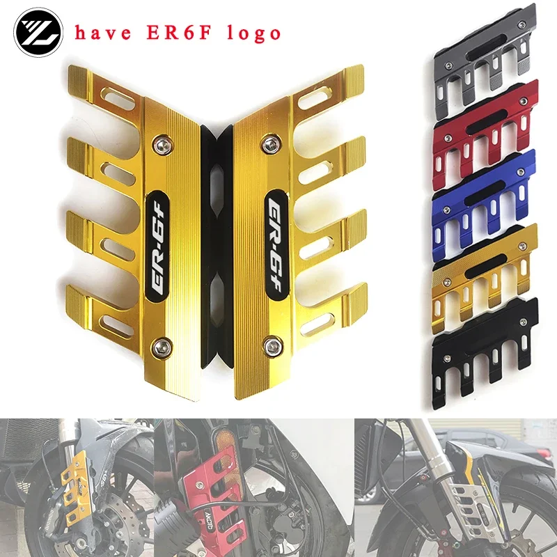 For Kawasaki ER-6F ER6F er-6f Motorcycle Accessories Front Brake Disc Caliper Protector Decorative Cover Guard