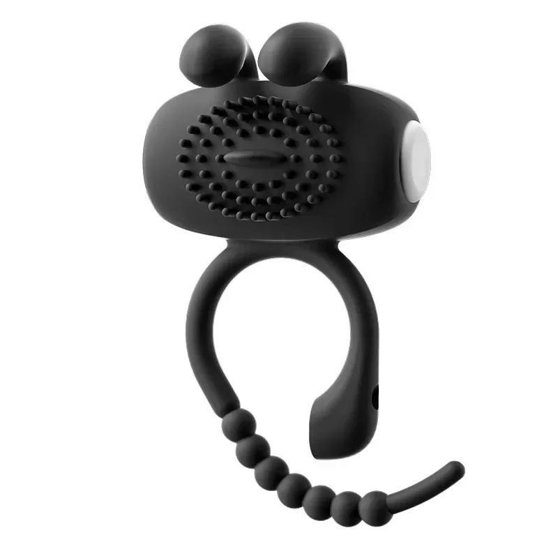 تهتز خاتم الديك للرجال سيليكون حلقات القضيب الاهتزاز المكثف رجالي هزاز أطول أصعب أقوى الانتصاب الجنس لعب الكبار #5