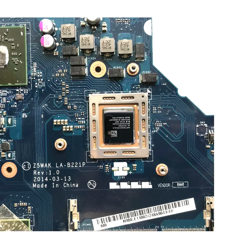 

Z5WAK LA-B221P NB.MLE11.003 For acer aspire E5-551G REV 1.0 NBMLE11003 Motherboard DDR3 R7 M265 Video Card