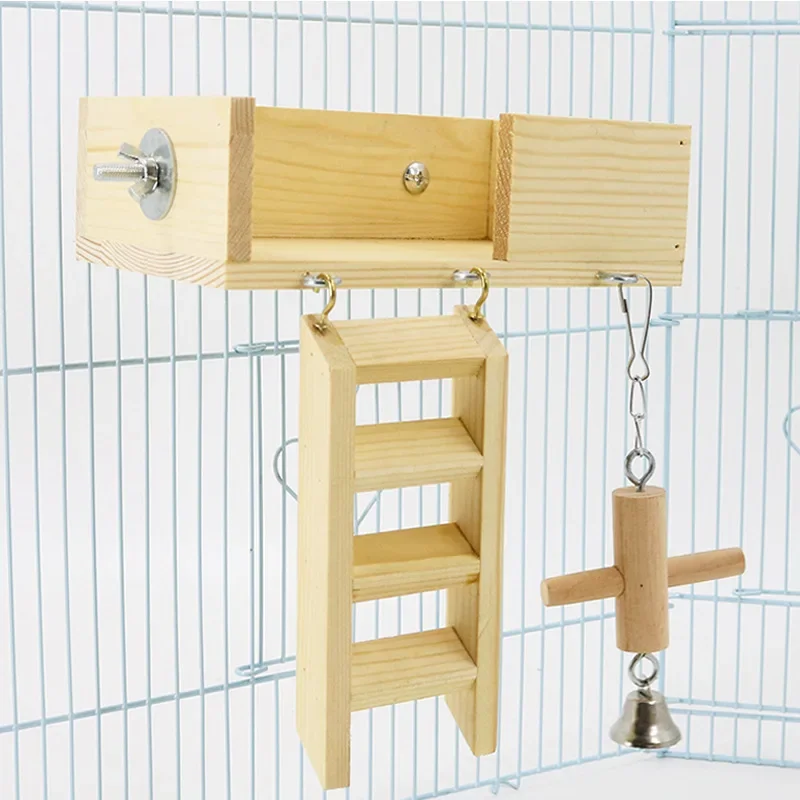 Fun platform, parrot platform, sturdy and durable, parrot rest platform, bird toy, cloud ladder, swing