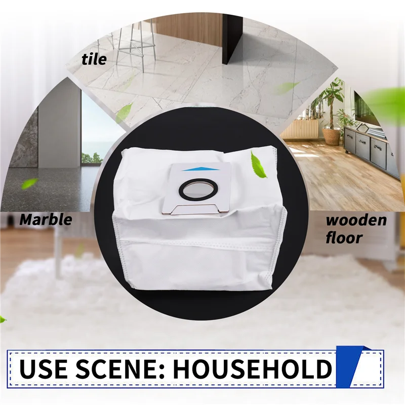 

B25B For Ecovacs Deebot X1 OMNI Dust Bag Accessories Robot Vacuum Cleaner X1 TURBO Garbage Dirty Bags Replacement Parts