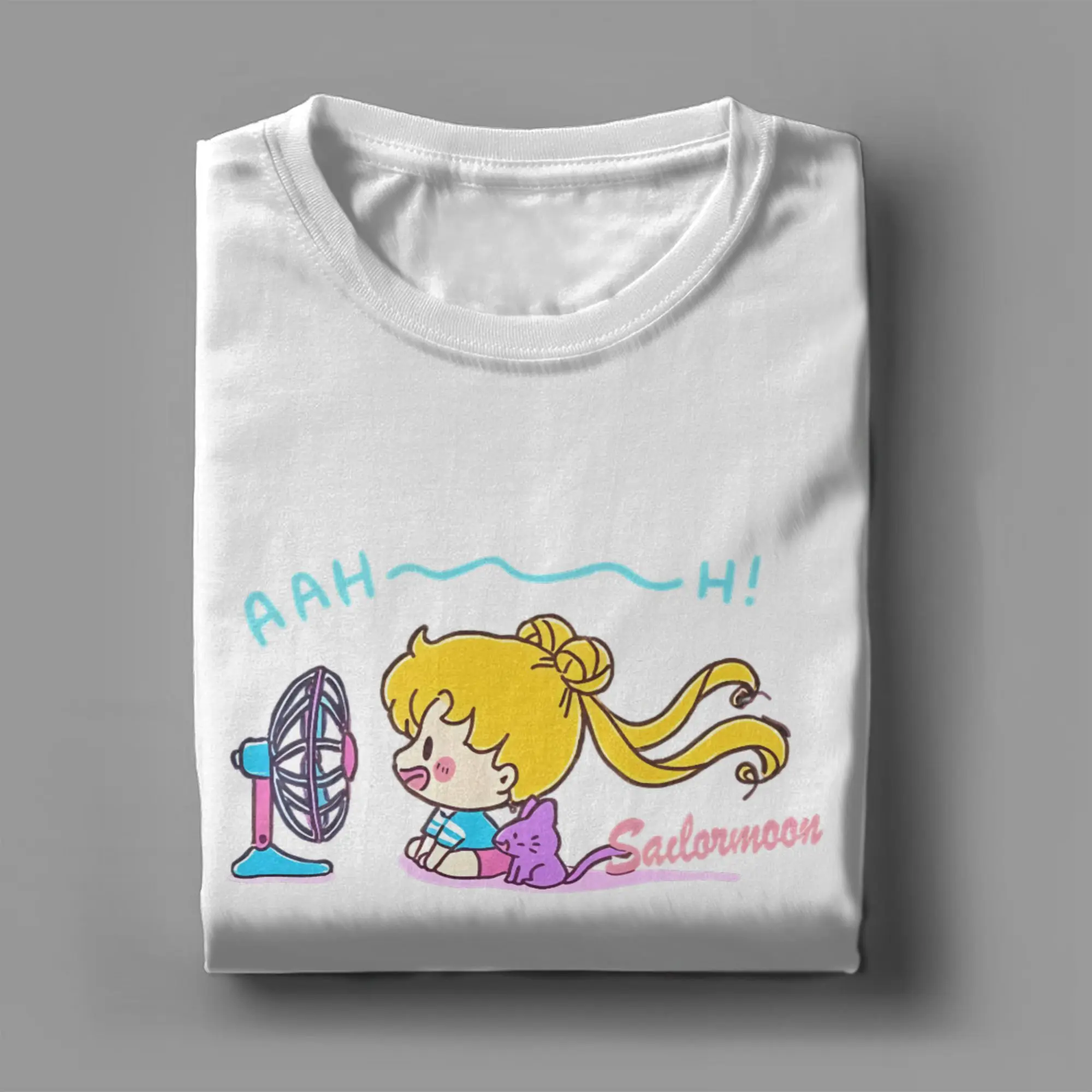 Sailors Moons summer Day T Shirt Unisex Cotton Clothing Hip Hop Round Neck Short Sleeve
