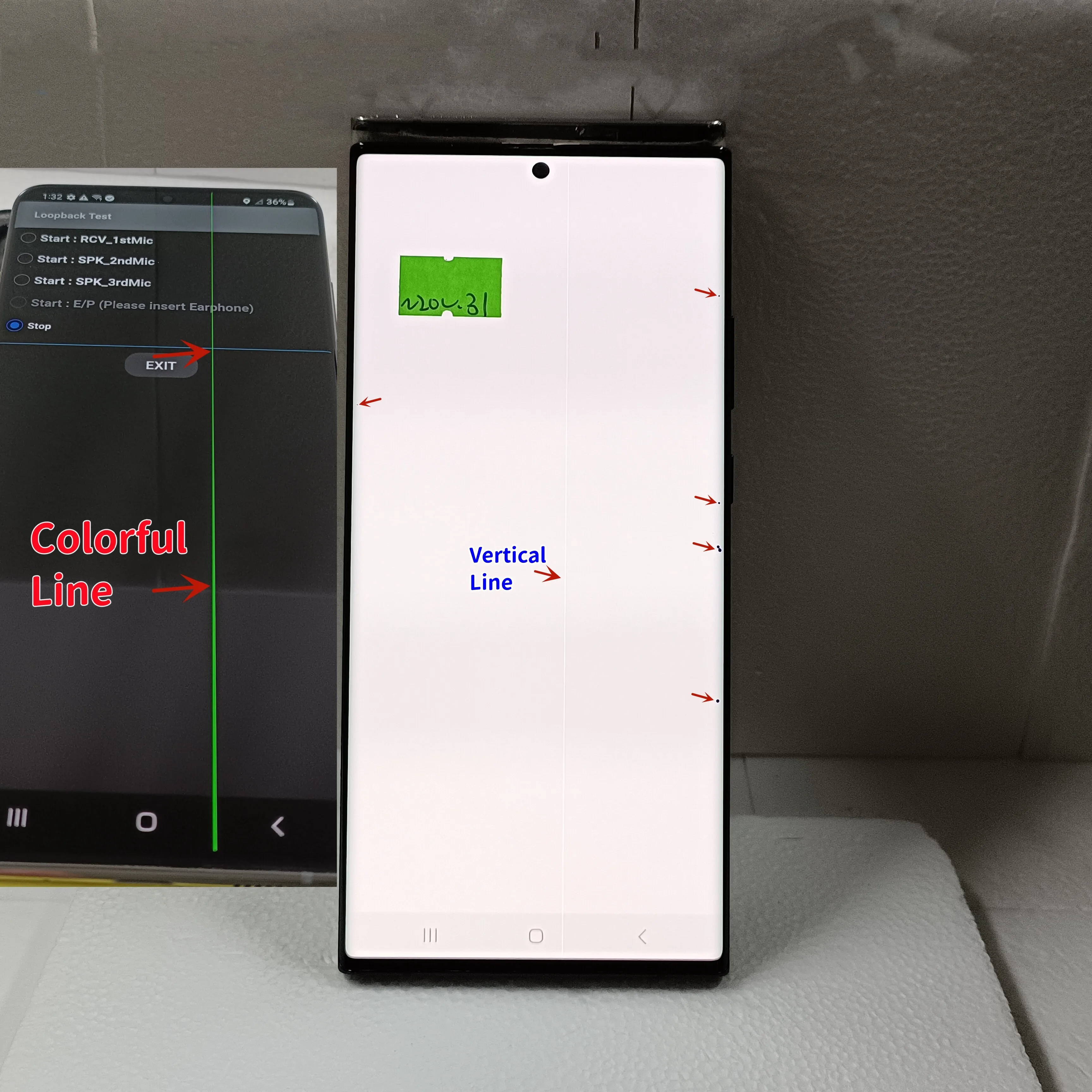 With defects For AMOLED Samsung Galary Note 20 Ultra LCD SM-N985F N986U N986B LCD Display Touch Screen Digitizer Assembly Parts