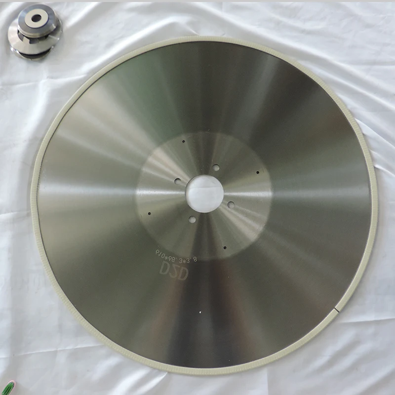 Precision machining rotary large circular blade imported sharpening grinding wheel High temperature quenching