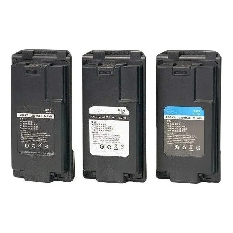 7.4v 2/2.6/3.5ah 18650 walkie talkie bateria para quansheng UV-K5 k6 alta capacidade tipo-c máquina sem fio transceptor uvk6 uvk5