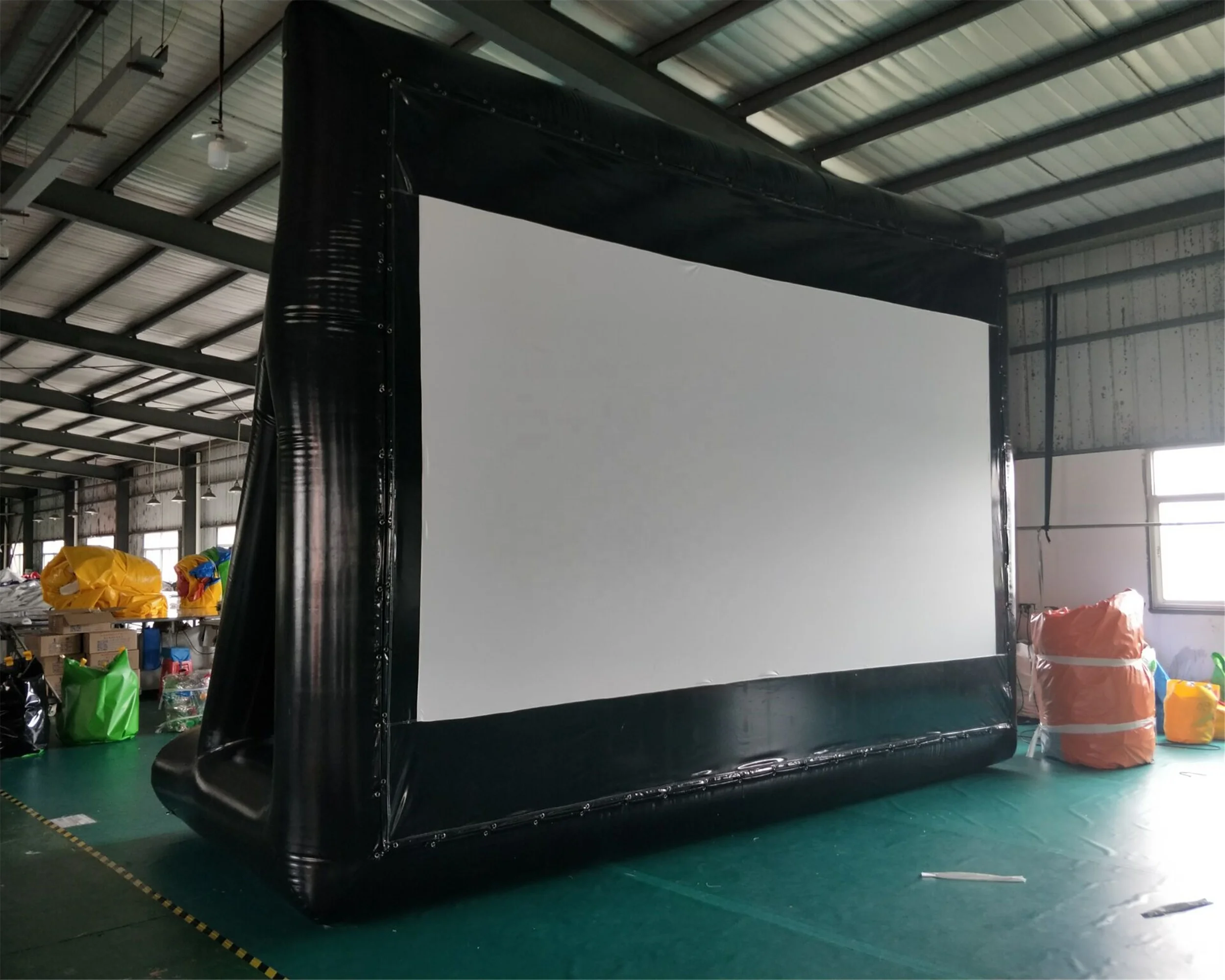 2026Portable 6*4.2*2.8meters Inflatable Projector Movie Screen for Outdoor Cinemapromote sales