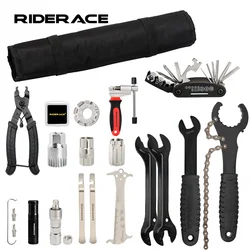 Bike Repair Tool Sets Professional High Quality Bicycle Installation Disassembly Repair Tool MTB Tire Repair Tool Rubber Strips